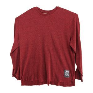 Vintage Y2K ECKO unltd. men's crew-neck pullover sweater, 3XL, red, long sleeves